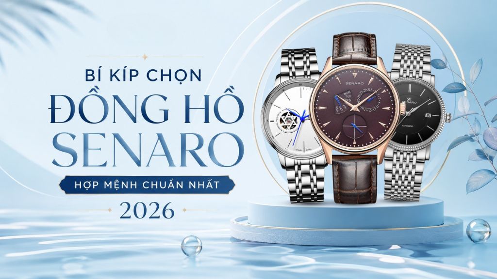 Bí Kíp Chọn Đồng Hồ SENARO Hợp Mệnh Chuẩn Nhất 2026