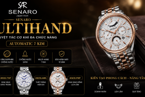 Bộ Sưu Tập Đồng Hồ Senaro Multihand  – Tuyệt Tác Automatic 7 Kim Đa Chức Năng Dành Cho Quý Ông Thành Đạt