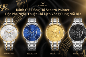 Đánh Giá Đồng Hồ Senaro Pointer: Đột Phá Nghệ Thuật Chỉ Lịch Vòng Cung Nổi Bật